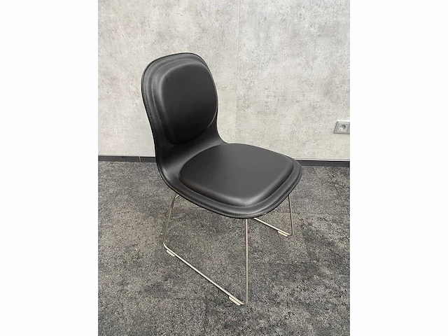 6x conferentiestoel designmix zwart/chroom - afbeelding 5 van  22
