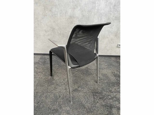 6x conferentiestoel designmix zwart/chroom - afbeelding 22 van  22