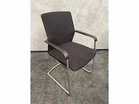 6x conferentiestoel designmix zwart/chroom - afbeelding 3 van  22