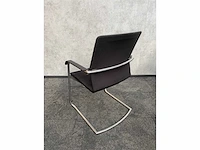 6x conferentiestoel designmix zwart/chroom - afbeelding 4 van  22