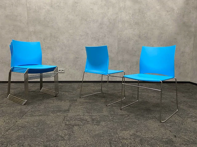 6x connection - nestelbare kantinestoel - afbeelding 8 van  10