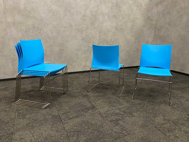 6x connection - nestelbare kantinestoel - afbeelding 9 van  10