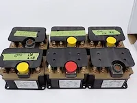 6x contactor tyco electronics hartman, zwart - afbeelding 1 van  2