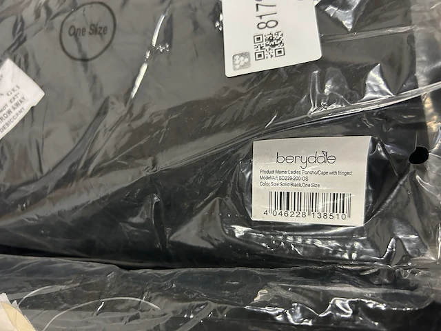 6x dames poncho one size berydale - afbeelding 6 van  7