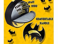 6x dc comics batman backpack - school bag and lunch bag - afbeelding 6 van  7