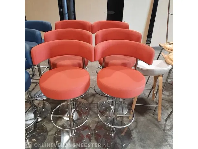6x decoratieve barkruk johanson design, jupiter - afbeelding 2 van  12