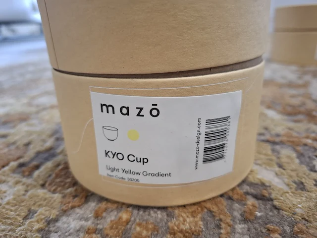 6x design beker mazo, kyo cup, diverse kleuren - afbeelding 6 van  8