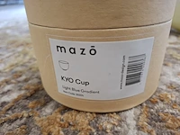 6x design beker mazo, kyo cup, diverse kleuren - afbeelding 8 van  8