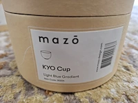 6x design beker mazo, kyo cup, diverse kleuren - afbeelding 9 van  10