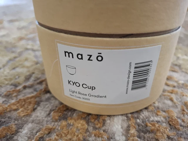 6x design beker mazo, kyo cup, diverse kleuren - afbeelding 2 van  12