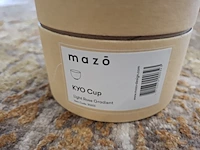 6x design beker mazo, kyo cup, diverse kleuren - afbeelding 2 van  12