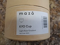 6x design beker mazo, kyo cup, diverse kleuren - afbeelding 3 van  12