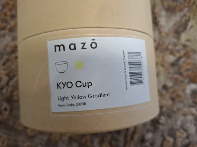 6x design beker mazo, kyo cup, diverse kleuren - afbeelding 4 van  12