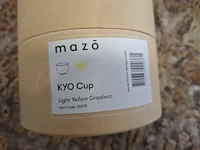 6x design beker mazo, kyo cup, diverse kleuren - afbeelding 4 van  12