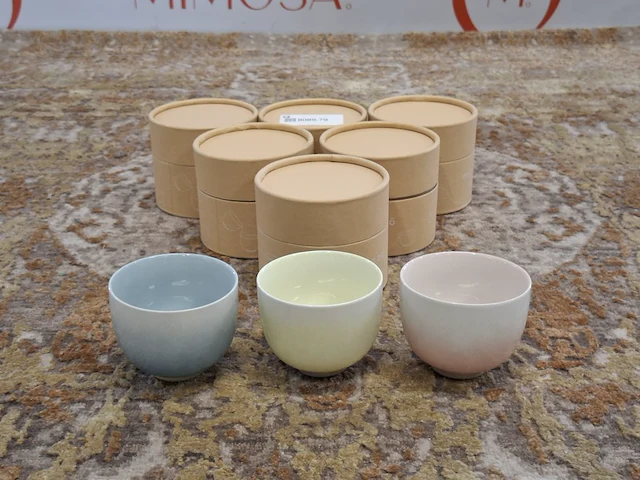 6x design beker mazo, kyo cup, diverse kleuren - afbeelding 1 van  12