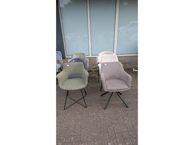 6x design eetkamerstoelen mix en match, zazuhome - afbeelding 1 van  12