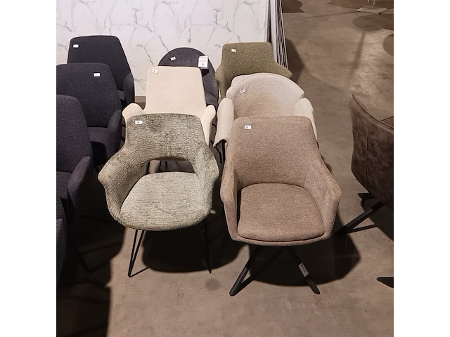 6x design eetkamerstoelen mix en match, zazuhome - afbeelding 9 van  12
