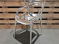 6x design stoel, kartell, masters, goud & zilver, design philippe starck with eugeni quitllet - afbeelding 2 van  7