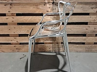 6x design stoel, kartell, masters, goud & zilver, design philippe starck with eugeni quitllet - afbeelding 3 van  7