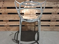 6x design stoel, kartell, masters, goud & zilver, design philippe starck with eugeni quitllet - afbeelding 4 van  7