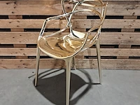 6x design stoel, kartell, masters, goud & zilver, design philippe starck with eugeni quitllet - afbeelding 5 van  7