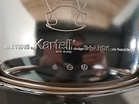 6x design stoel, kartell, masters, goud & zilver, design philippe starck with eugeni quitllet - afbeelding 7 van  7