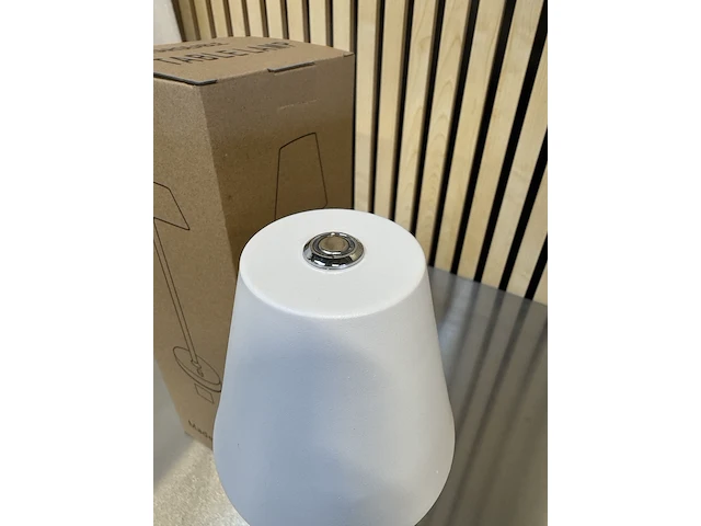 6x design tafellamp verschillende kleuren wit licht, dimbaar en oplaadbaar usb-c, wit - afbeelding 5 van  6