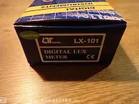 6x digitale lux meter / lichtmeter lutron, lx-101, zwart