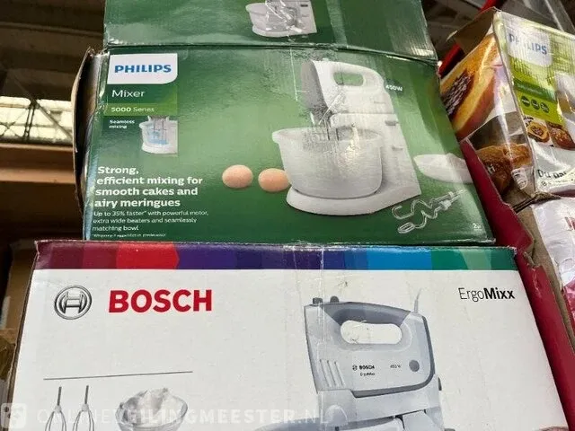 6x diverse keukenapparaten bosch, blokker, inventum, philips - afbeelding 3 van  5