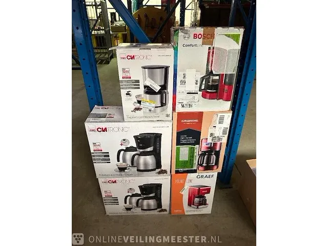6x diverse keukenapparaten ciatronic, bosch, grundig, graef - afbeelding 1 van  3