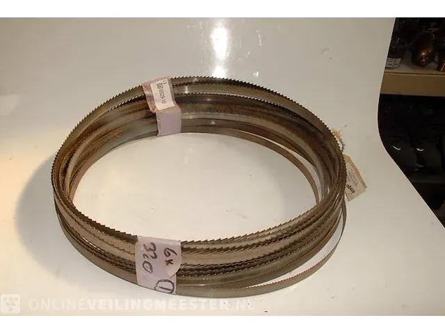 6x diverse lint of bandzagen, 320 lang - afbeelding 1 van  2