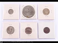6x diverse munten - afbeelding 2 van  2