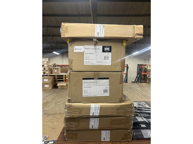 6x diversen w.o. pizza ring sets en accessoires voor vuurtafel - afbeelding 1 van  4