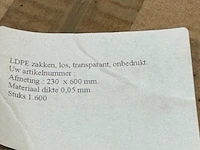6x doos met 1600 lpde zakken - afbeelding 2 van  3