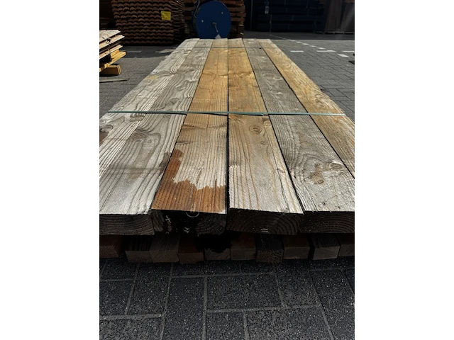 6x douglas balk fijn bezaagd - afbeelding 2 van  2