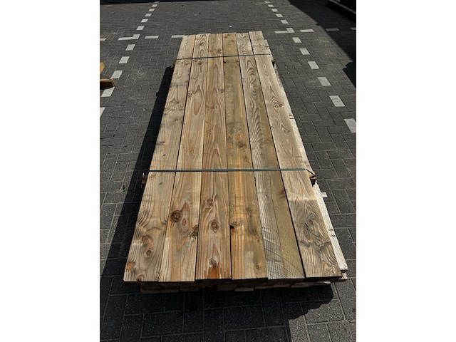 6x douglas balk geschaafd , 7 x 17 x 300 - afbeelding 1 van  3