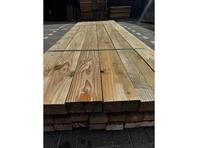 6x douglas balk geschaafd , 7 x 17 x 300 - afbeelding 2 van  3