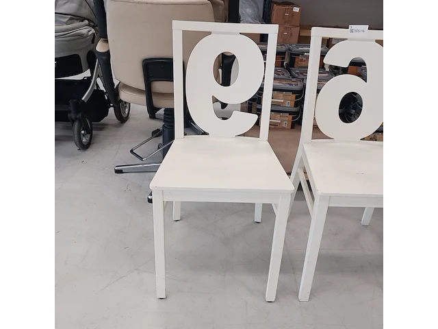 6x eetkamer stoel met nummer - afbeelding 3 van  8