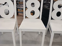 6x eetkamer stoel met nummer - afbeelding 5 van  8
