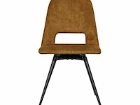 6x eetkamerstoel beyon zonder arm - draaibaar - adore geel / yellow - afbeelding 2 van  5