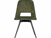 6x eetkamerstoel beyon zonder arm - draaibaar - adore groen / dark green - afbeelding 2 van  4