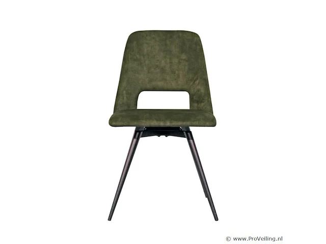 6x eetkamerstoel beyon zonder arm - draaibaar - adore groen / dark green - afbeelding 2 van  4