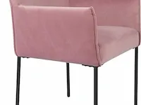 6x eetkamerstoel feliz lifestyle, roze, bouwjaar 2023