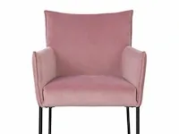 6x eetkamerstoel feliz lifestyle, roze, bouwjaar 2023 - afbeelding 5 van  6