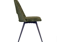 6x eetkamerstoel pablo zonder arm - draaibaar - adore groen / dark green - afbeelding 3 van  4