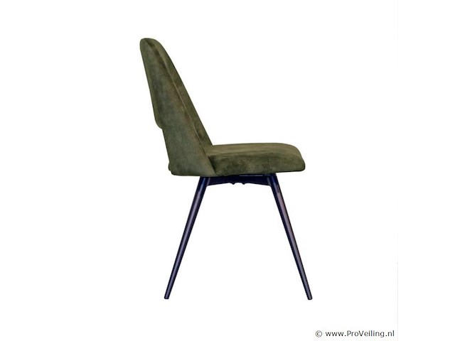 6x eetkamerstoel pablo zonder arm - draaibaar - adore groen / dark green - afbeelding 3 van  4