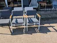 6x eetkamerstoel, zazuhome, "henk alpine", donkergrijs / antraciet - afbeelding 3 van  3