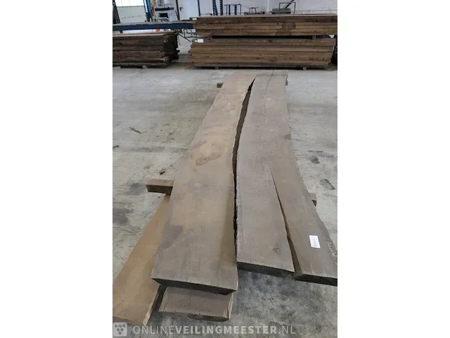 6x eiken houten plank - afbeelding 3 van  13