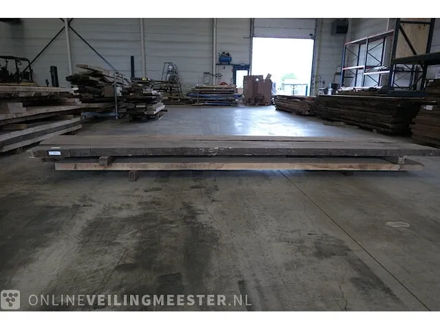 6x eiken houten plank - afbeelding 1 van  13