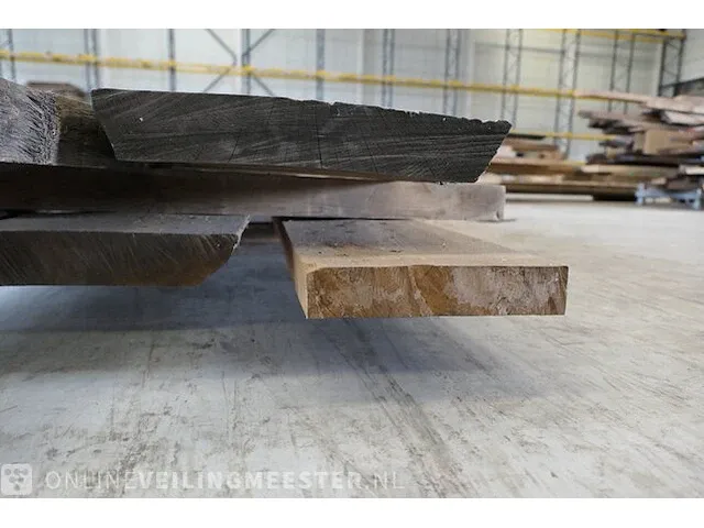 6x eiken houten plank - afbeelding 11 van  13
